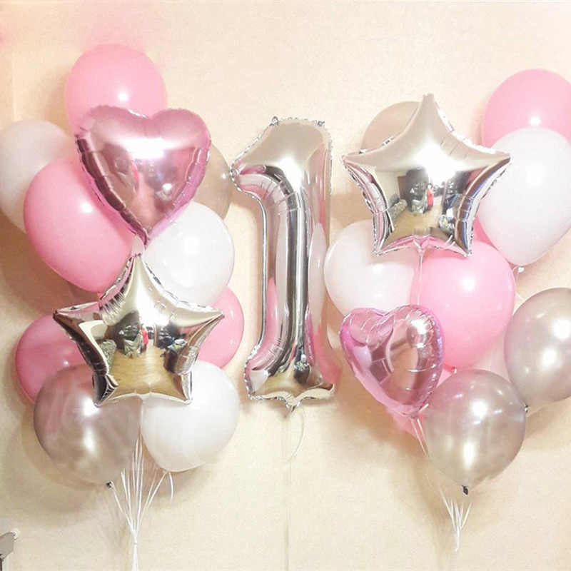 1st birthday hot sale helium balloons