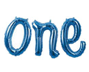 Script ONE BLUE Air-Filled - Air-Filled - NON FLYING / NO HELIUM