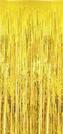 Matte Gold Foil Curtain Fringe 1M x 2M