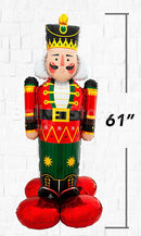 Nutcracker Foil Balloon Balloon Standee  - NON FLYING