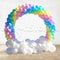 Pastel Rainbow and Clouds  Circular Balloon Arch Arrangement on a Circular  Stand 3DAYS NOTICE - Not Possible For Delivery