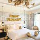 Classy White & Gold Small Party Set-up Balloon Set 3