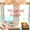 Welcome Back or Home Small Party Set-up - ( BANNER Gold & Silver Available Only )