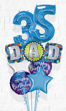 Any Age D-A-D Big Birthday Bouquet