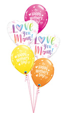 Love You M(Heart)M Pink Mother's Day Hearts & Dots Bouquet