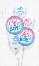 Gender Reveal Balloon Bouquet With Weight