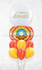 Diwali Festival of Lights Agate Custom Text Balloon Bouquet - PRE ORDER (One daw before)