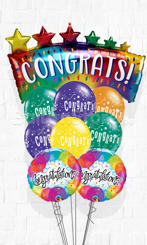 Congratulation balloons store