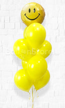 Happiness Smiley Balloon Bouquet with weight