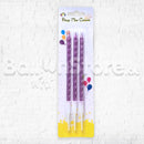 Pink Single Party Candles - 3pc