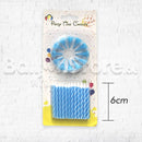 Baby Blue Single Party Candles - 24pcs