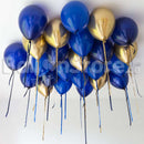 Royal Prince Color Helium Balloons - 25count