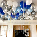Royal Prince Chrome Helium Balloons - 50count / 100count NUMBER FOIL NOT INCLUDED
