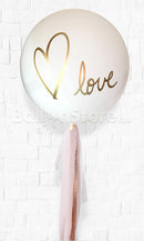 30inches Custom Text / Personalized Balloon / Love PRE-ORDER 1DAY In Advance