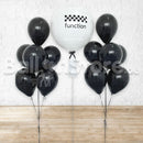 Black & White Custom Text / Personalised Balloon Set PRE-ORDER 1DAY In Advance
