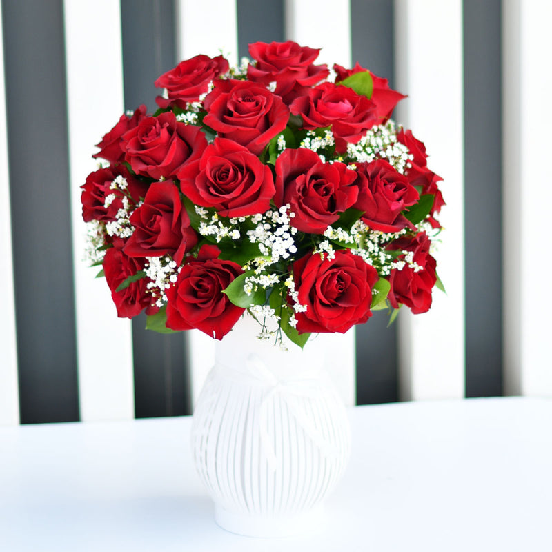 LoveAble Red Roses Arrangement