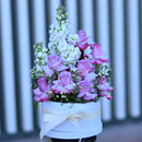 Warm Purple Flowers Arrangement