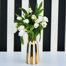 Clearly White Tulip Arrangement on a Glass Vase PRE-ORDER 1DAY In Advance