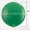 Giant Standard Dark Green Color Latex Balloon Helium Inflated