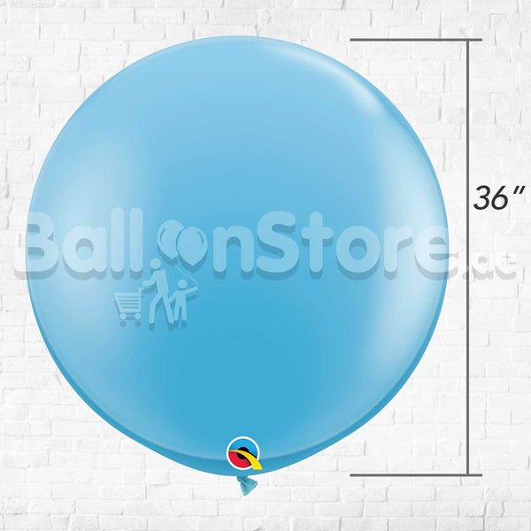 Giant Standard Pale Blue Color Latex Balloon Helium Inflated