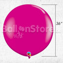 Giant Standard WildBerry Color Latex Balloon Helium Inflated