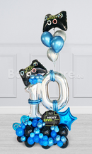 Any Two Number Gamers Epic Birthday Balloon Arrangement PRE-ORDER 1DAY In Advance