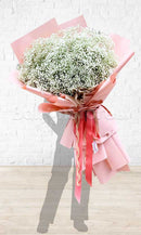 Classic White Gypsophila Hand Bouquet