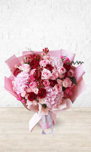 Exquisite Pinkie Promise Mixed Flowers Hand Bouquet