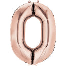 Jumbo Letter O Rose Gold - Helium Filled