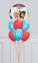 Paw Patrol Orbz Birthday Sparkle Balloon Bouquet