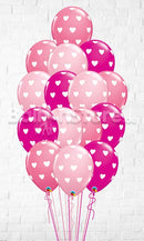 15pcs Big Hearts on a Weight