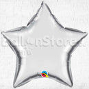 Star Metallic Silver Plain Foil