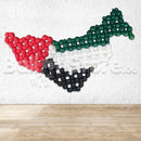 UAE National Day Balloon Flag MAP SHAPE (2.5M x 2.5M) or (4M X 2M)- 3DAYS NOTICE - Not Possible for Delivery