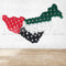 UAE National Day Balloon Flag MAP SHAPE (2.5M x 2.5M) or  (4M X 2M)- 3DAYS NOTICE - Not Possible for Delivery