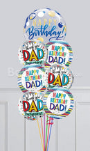 Happy Birthday Thank You Dad Balloon Bouquet
