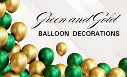 Green and Gold Balloon Decorations (Theme Ideas) Dubai, UAE