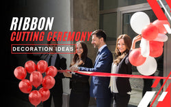 Ribbon cutting ceremony decoration ideas (Dubai, UAE)