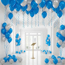 Blue & silver Balloon Decoration