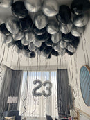 Black & Siler Ceiling Balloon, Any two Number