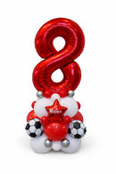 Any single number soccer balloon arrangement