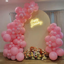 Pink balloon Garland<backdrop & Flower, Neon Sign - PRE ORDER