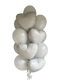 White Heart & Latex balloon   With weight