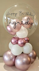 Personalize Happy Birthday centrepieces  Balloons-