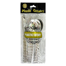 12-Pieces Metallic Silver Plastic Cutlery Set – Disposable Party Tableware