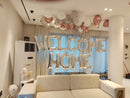 Giant Letter Welcome Home  Helium balloons