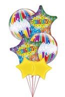 Congratulation jumbo foil balloon Bouquet With Weight