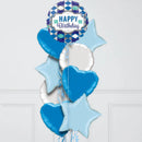 Happy Birthday Tai Pattern Foil Balloon Balloon Bouquet