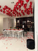 Inflatable Red Heart & Red Roses Sweet Valentines- Romance Balloon Setup