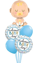 inflated Welcome baby -Baby Shape, Balloon Bouquet
