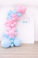 Oh, Baby Balloon Garland With Backdrop With Custom Text